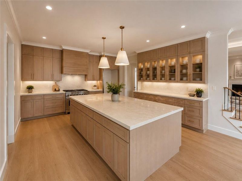 Furnished interior view inside a new home in , Buford (Image 5).