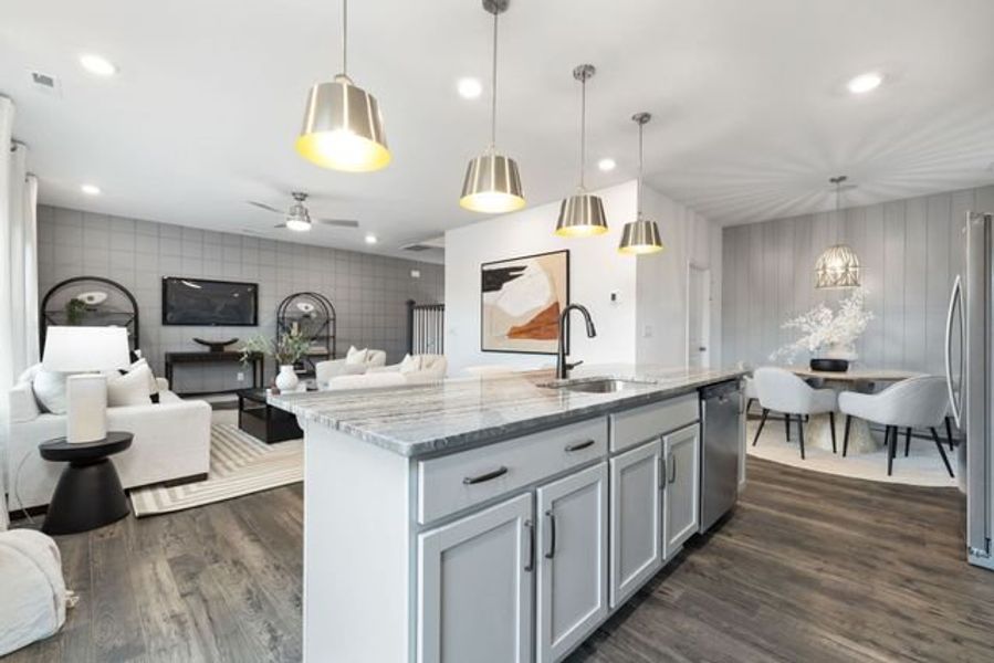 Representative furnished interior of a home built from the Shepherd by True Homes in Benson Village, Benson (Image 10).