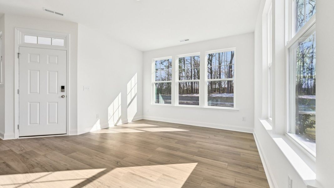 Furnished interior view inside a new home in Battle Bridge, Raleigh (Image 5).