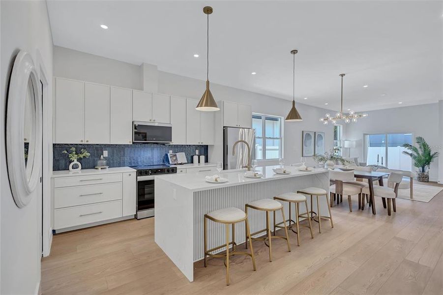 Furnished interior view inside a new home in , St. Petersburg (Image 6).