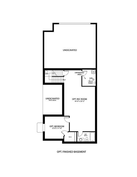 2D floor plan layout for the Galileo by Hartford Homes in Trailside, Timnath, CO (Image 7).