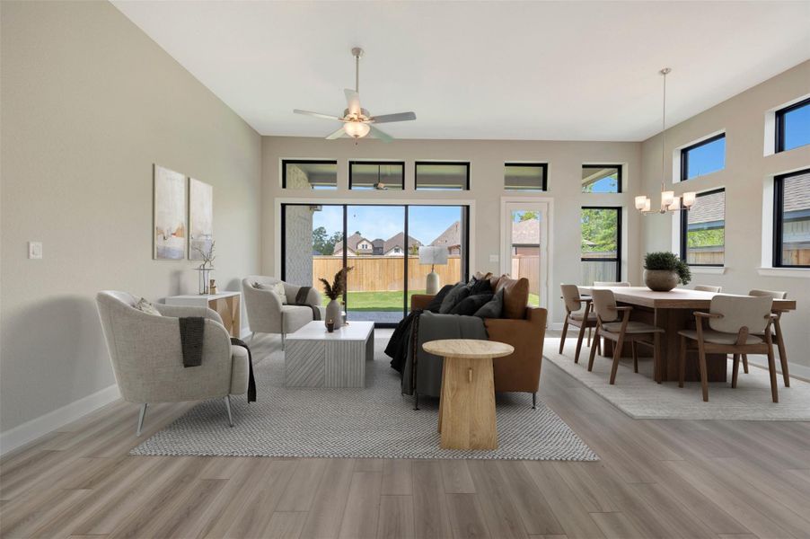 Furnished interior view inside a new home in , Magnolia (Image 13).
