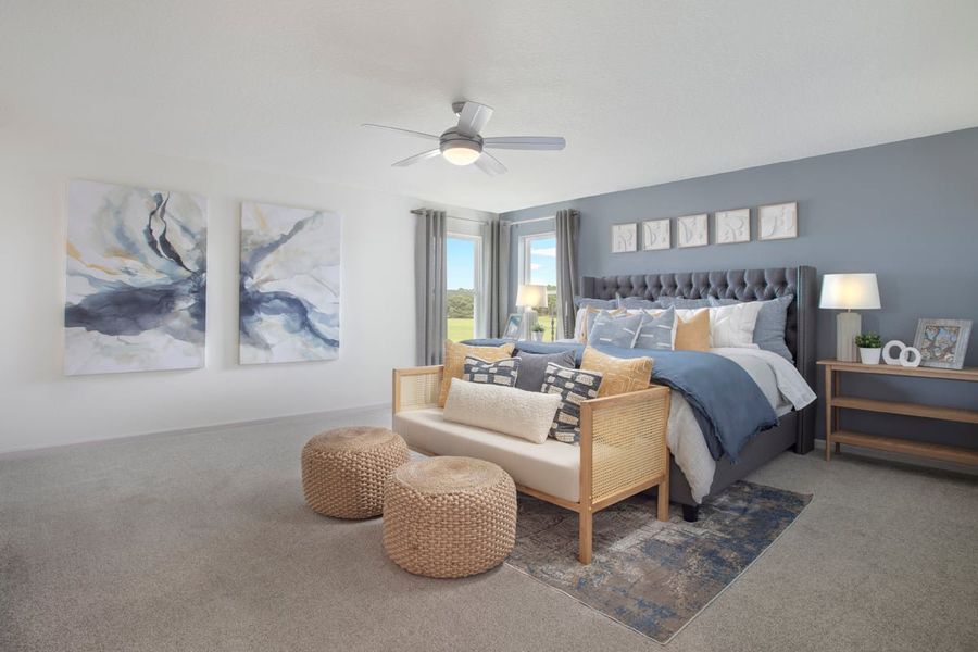 Representative furnished interior of a home built from the 2566 by KB Home in Bellbrooke, Jacksonville (Image 8). Representative furnished interior of a home built from the 2566 by KB Home in Bellbrooke, Jacksonville (Image 8).