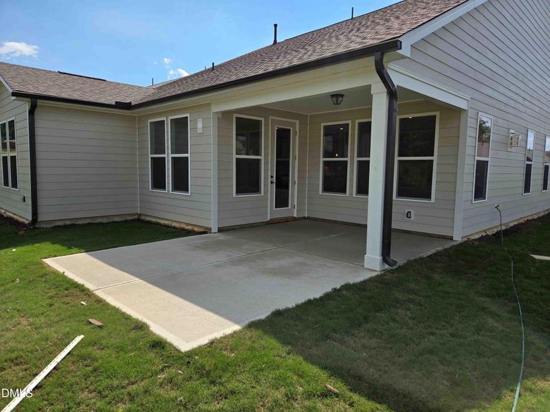 -Back patio -Back patio