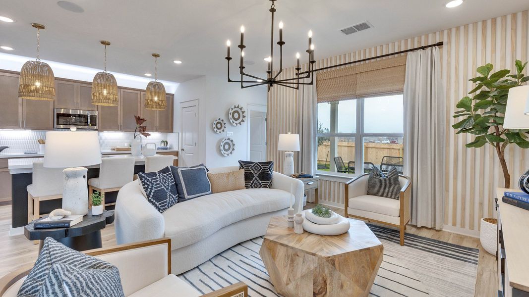 Representative furnished interior of a home built from the Meyerson by DRB Homes in Hunters Glen, Jarrell (Image 10).