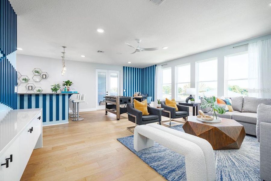 Furnished interior view inside a new home in Ravencliffe, Oviedo (Image 19).