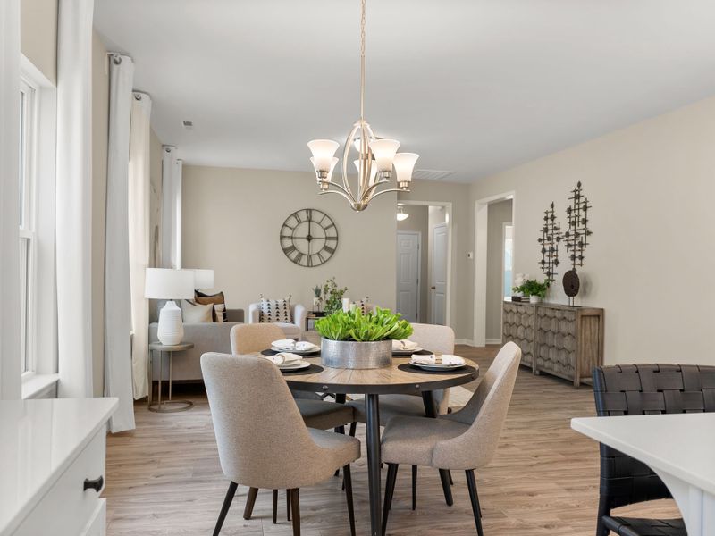 Representative furnished interior of a home built from the Grace by True Homes in Edgewater - The Cottages, Lancaster (Image 5). Representative furnished interior of a home built from the Grace by True Homes in Edgewater - The Cottages, Lancaster (Image 5).