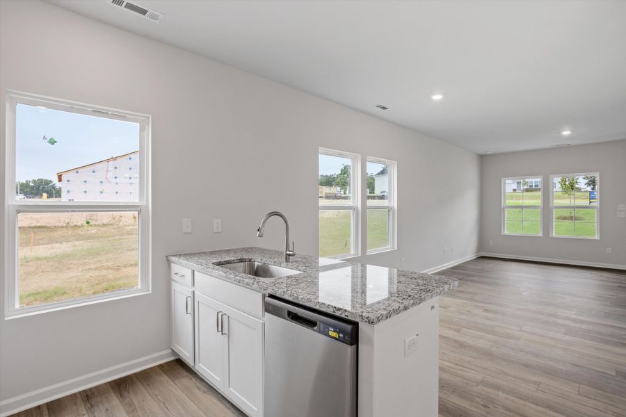 Furnished interior view inside a new home in Cambridge Reserve, Angier (Image 12).
