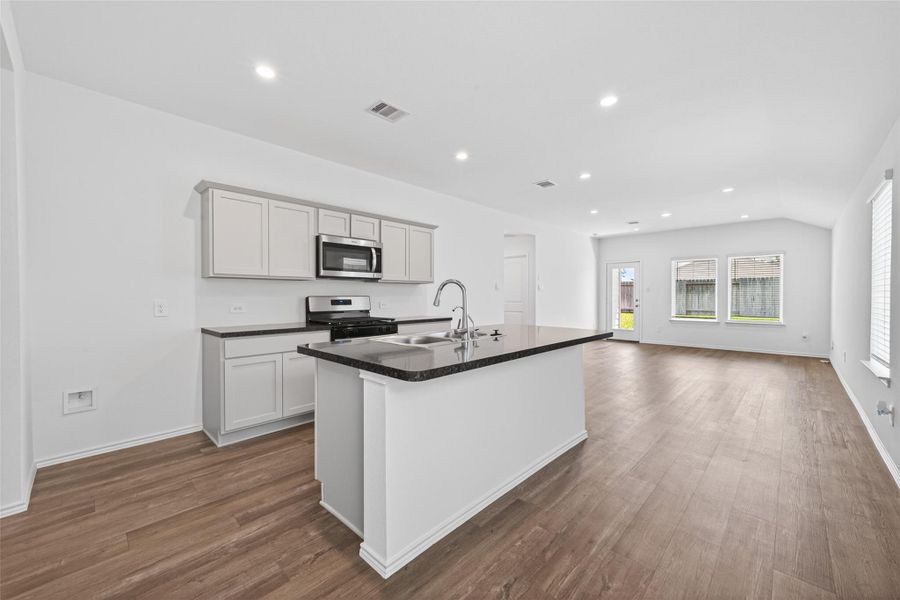 Furnished interior view inside a new home in Breckenridge Forest, Spring (Image 5).