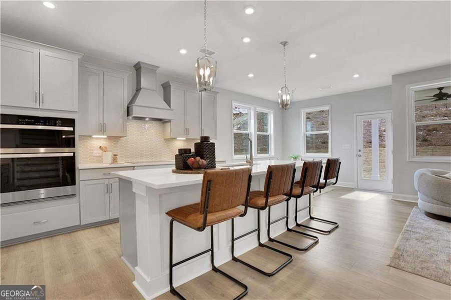 Furnished interior view inside a new home in The Paddocks at Doc Hughes, Buford (Image 16).