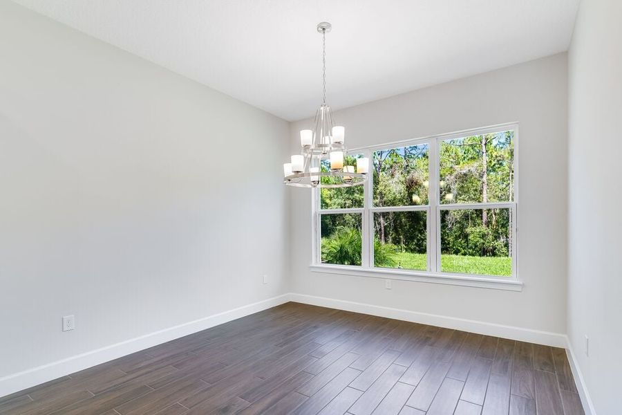 Representative unfurnished interior of a home built from the Letizia by Taylor Morrison in Esplanade at Center Lake Ranch, St. Cloud (Image 21).