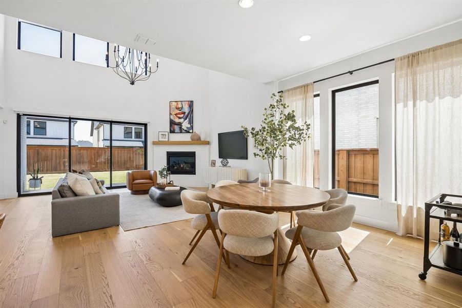 Furnished interior view inside a new home in Fields 50', Frisco (Image 18). Furnished interior view inside a new home in Fields 50', Frisco (Image 18).