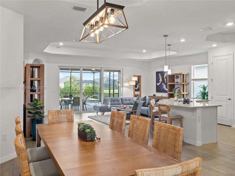 Furnished interior view inside a new home in , Punta Gorda (Image 9).