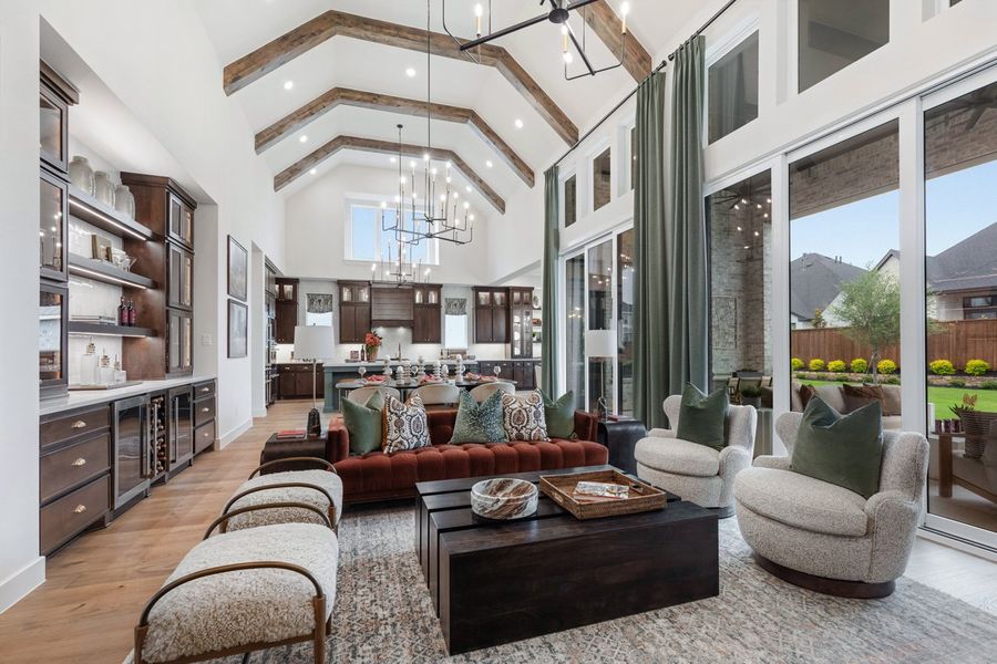 Representative Family Room - some options shown
