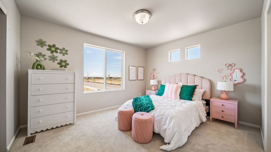 Furnished interior view inside a new home in Reunion, Commerce City (Image 31). Furnished interior view inside a new home in Reunion, Commerce City (Image 31).