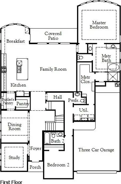 1st Floorplan - Representative Photo
