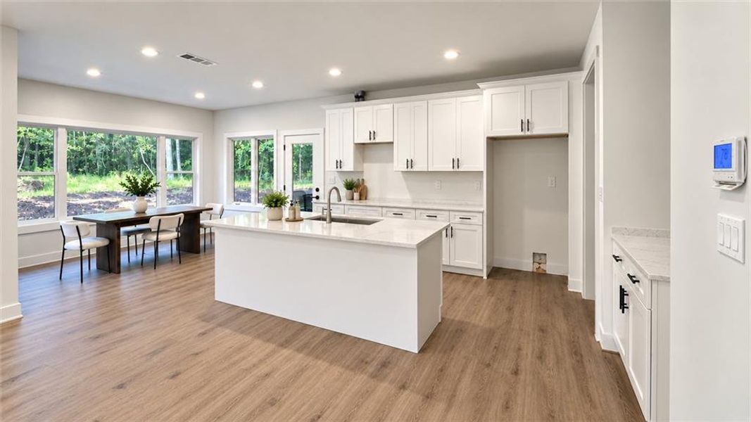 Furnished interior view inside a new home in , Winston (Image 8).