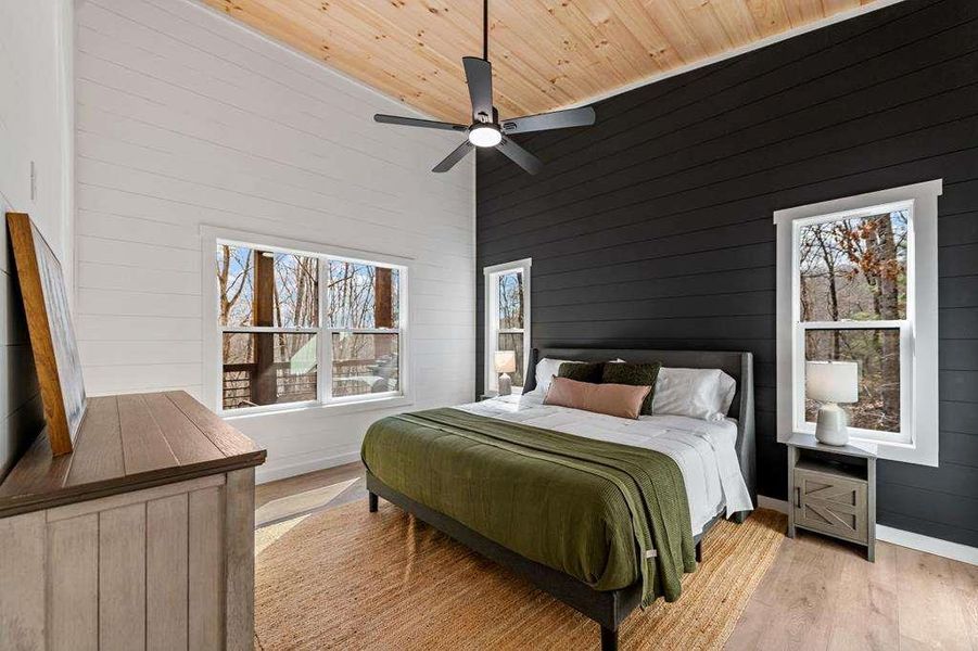 Furnished interior view inside a new home in , Morganton (Image 35).