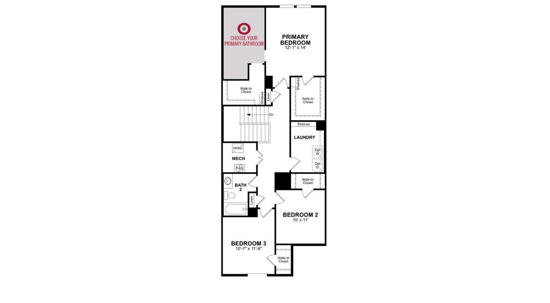 2D floor plan layout of this home in Waterbend: Ivy 22', Euless, TX (Image 3).