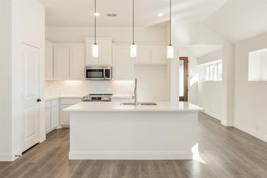 Furnished interior view inside a new home in Georgetown at Kings Fort, Kaufman (Image 16).