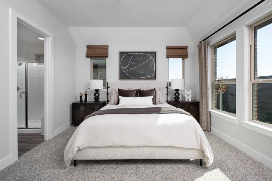 Representative furnished interior of a home built from the Sage by Tri Pointe Homes in Union Park, Little Elm (Image 10).