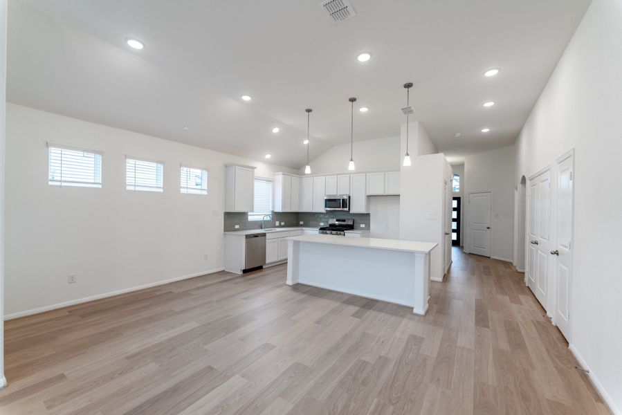 Furnished interior view inside a new home in Sunfield, Buda (Image 3).