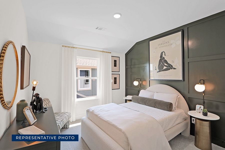 Representative furnished interior of a home built from the Ford F by First Texas Homes in Spiritas Ranch, Little Elm (Image 18).