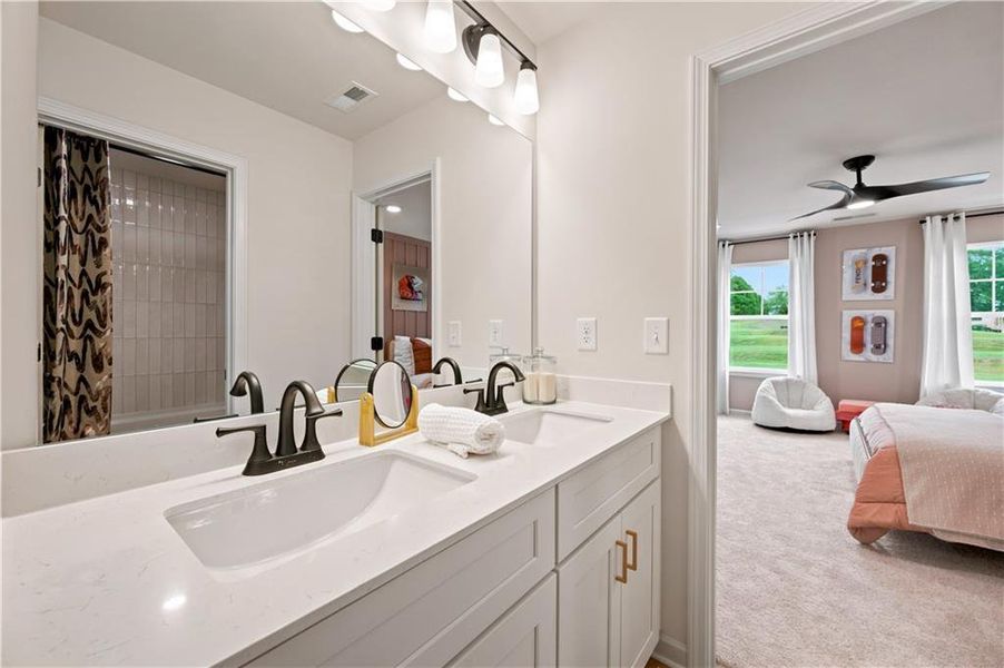 Furnished interior view inside a new home in Everson, Snellville (Image 3).