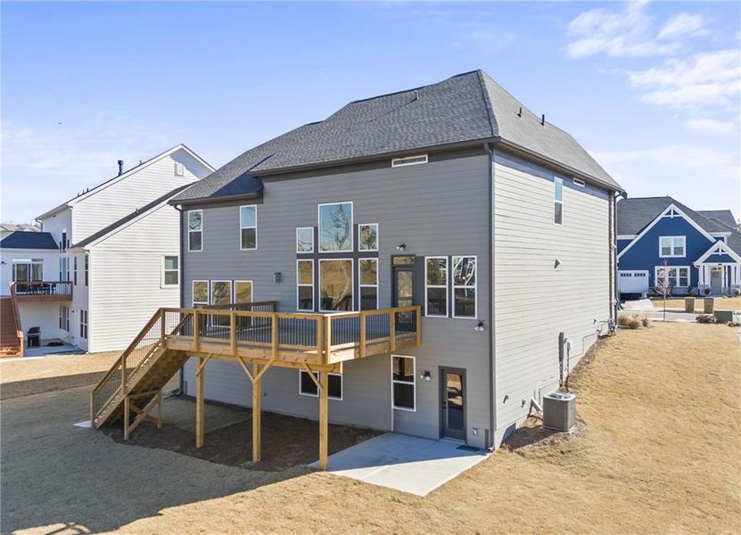 Exterior details and patio area of a home in , Hoschton (Image 3).