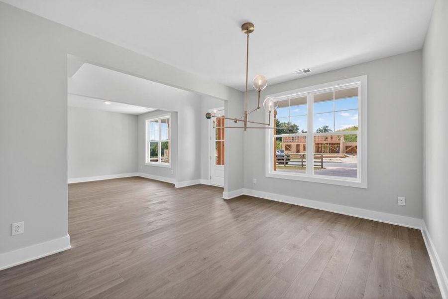 Spacious, unfurnished interior of a new home in The Manor at Gainesville Township, Gainesville (Image 30). Spacious, unfurnished interior of a new home in The Manor at Gainesville Township, Gainesville (Image 30).