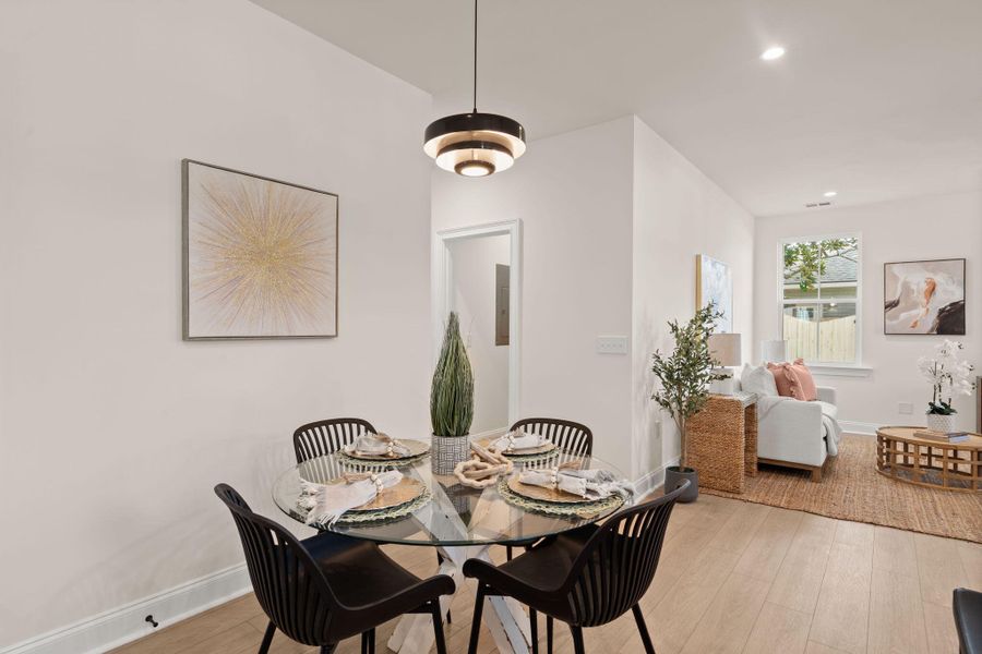 Furnished interior view inside a new home in , North Charleston (Image 8).