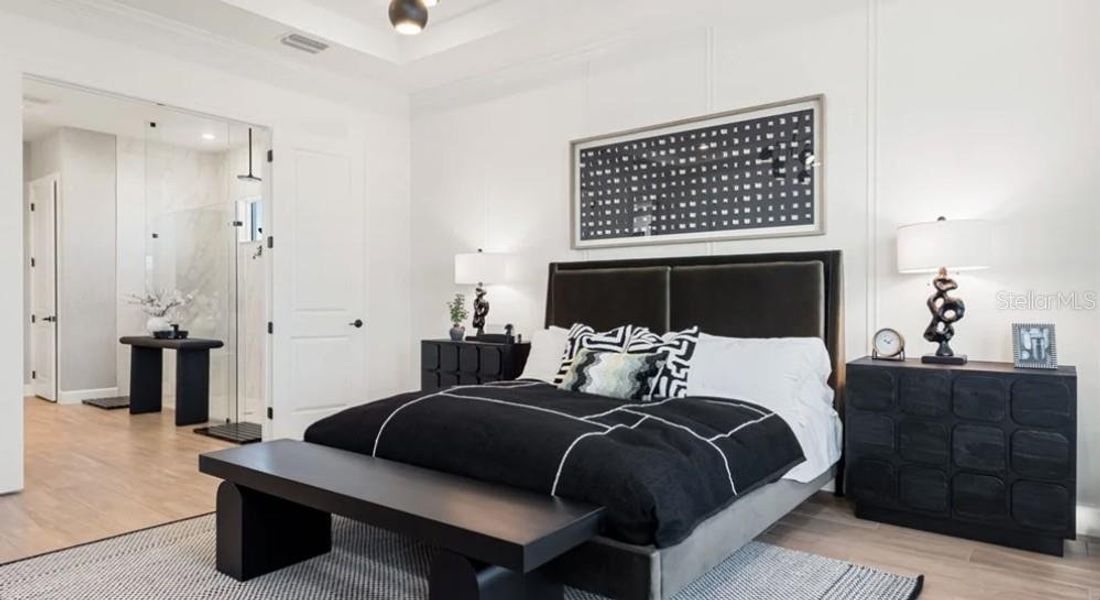 Furnished interior view inside a new home in Esplanade at Center Lake Ranch, St. Cloud (Image 3). Furnished interior view inside a new home in Esplanade at Center Lake Ranch, St. Cloud (Image 3).