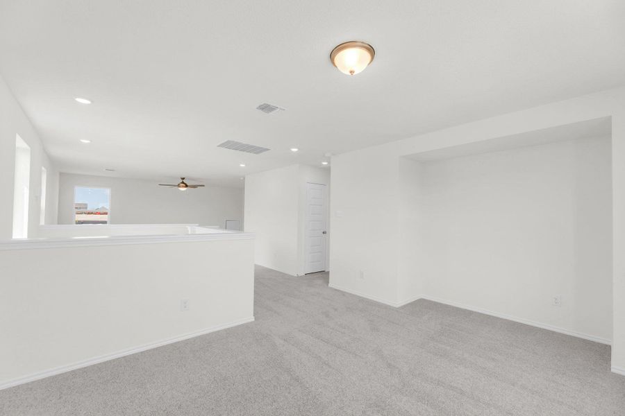 Spacious, unfurnished interior of a new home in Salerno - Heritage Collection, Round Rock (Image 24). Spacious, unfurnished interior of a new home in Salerno - Heritage Collection, Round Rock (Image 24).