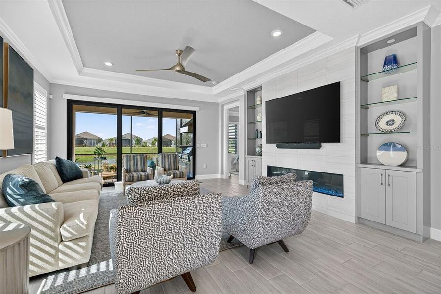 Furnished interior view inside a new home in , Bradenton (Image 52). Furnished interior view inside a new home in , Bradenton (Image 52).