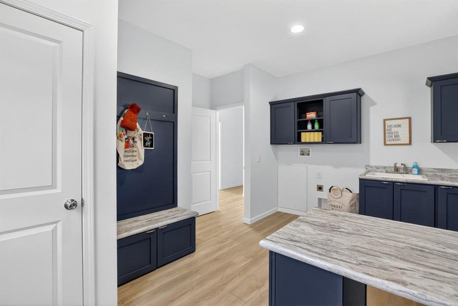 Furnished interior view inside a new home in , Moody (Image 17).