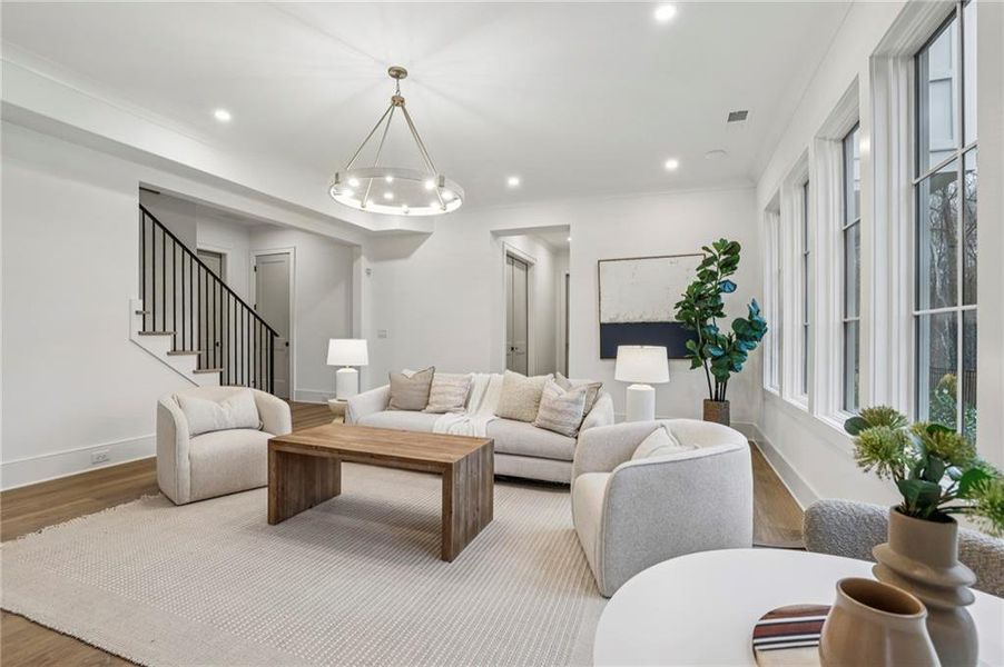 Furnished interior view inside a new home in , Roswell (Image 31). Furnished interior view inside a new home in , Roswell (Image 31).