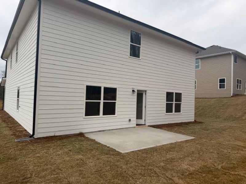 Exterior details and patio area of a home in Thunder Ridge, Dawsonville (Image 3).