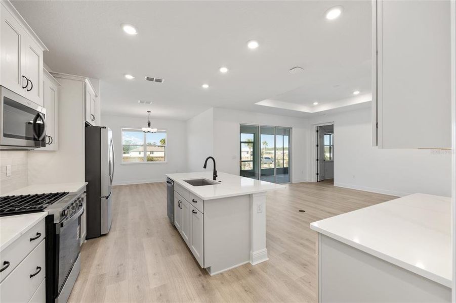 Furnished interior view inside a new home in , Ocala (Image 10).