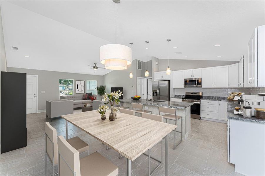 Furnished interior view inside a new home in , North Port (Image 13).