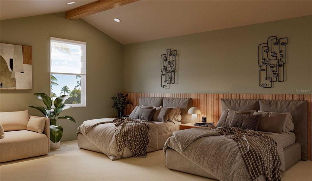 Furnished interior view inside a new home in , Davenport (Image 3).