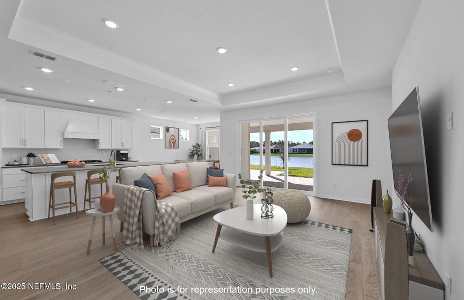 Furnished interior view inside a new home in Del Webb Saint Johns, St. Johns (Image 6).