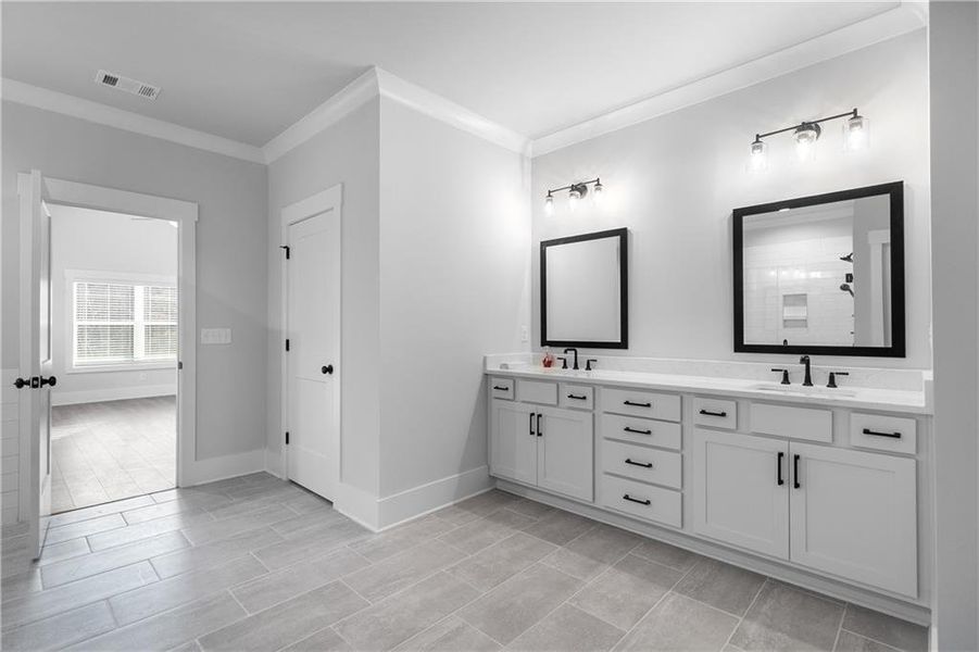 Furnished interior view inside a new home in Stonegate, Monroe (Image 13).