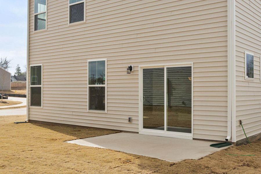 Exterior details and patio area of a home in Bellevue, Greenville (Image 4).