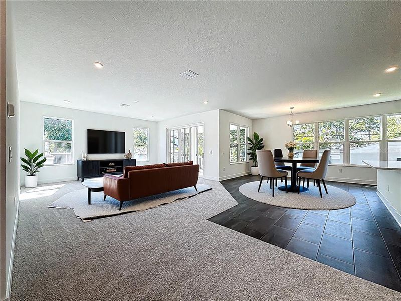 Furnished interior view inside a new home in , Tampa (Image 42). Furnished interior view inside a new home in , Tampa (Image 42).