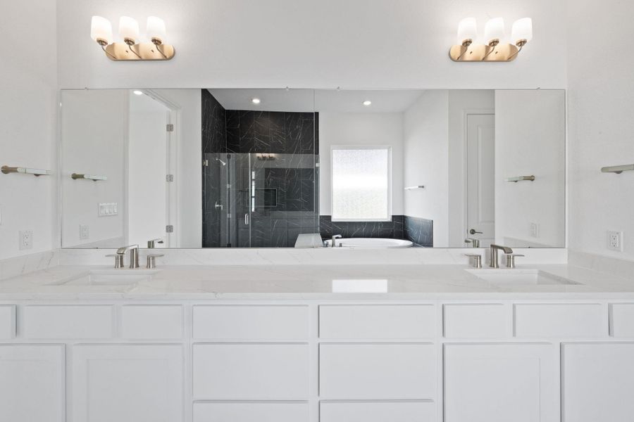 Furnished interior view inside a new home in , Leander (Image 7).