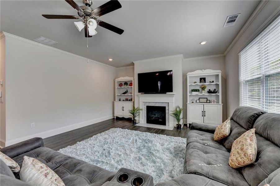 Furnished interior view inside a new home in , Cumming (Image 11). Furnished interior view inside a new home in , Cumming (Image 11).
