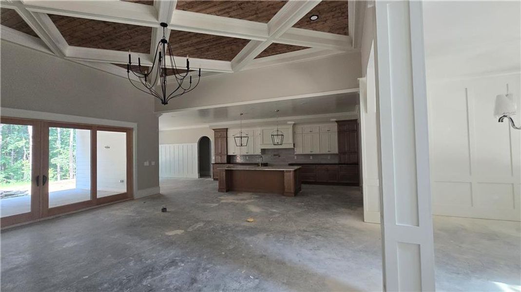 In-progress construction of a new home in , Acworth, GA (Image 34).