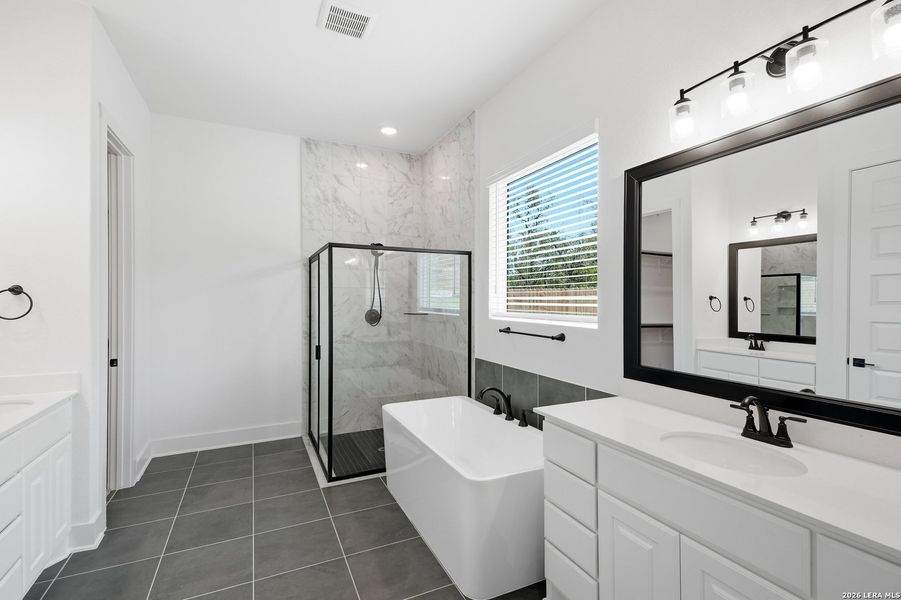 Furnished interior view inside a new home in The Reserve at Potranco Oaks, Castroville (Image 19).