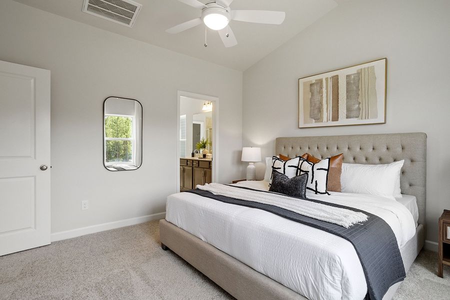 Furnished interior view inside a new home in Ovation at Sweetbrier, Durham (Image 16).