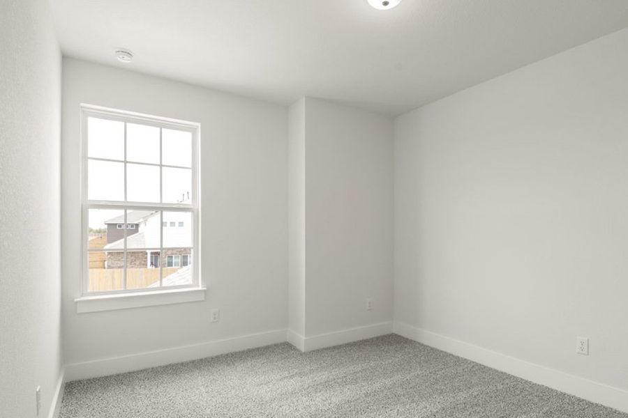Spacious, unfurnished interior of a new home in Saddle Creek Twinhomes, Georgetown (Image 40). Spacious, unfurnished interior of a new home in Saddle Creek Twinhomes, Georgetown (Image 40).